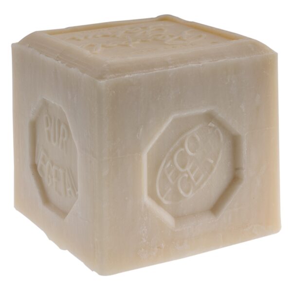 Marseille soap สบู่ต้นตำรับมาร์เซย์ ผลิตจากน้ำมันจากพืชธรรมชาติโดย Rampal Latour-ecocert-600g