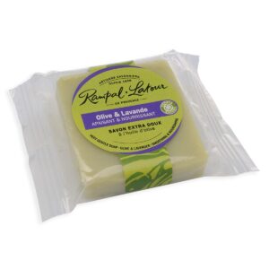 olive-lavender guest-hotel-perfumed-soap-compostable packaging-25g-Rampal latour