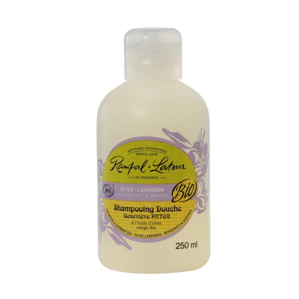 organic lavender shower gel shampoo rampal latour made in france